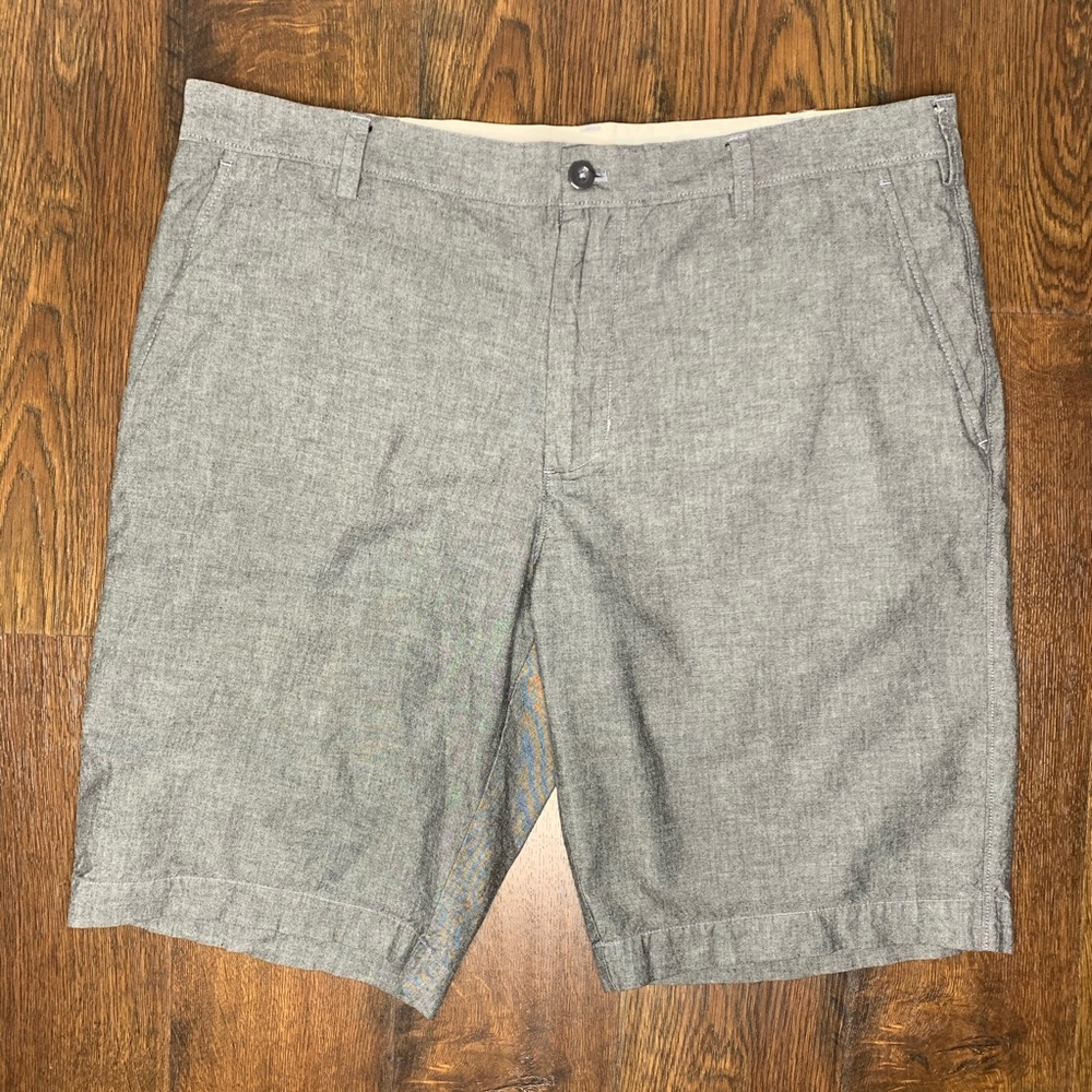 J.Crew Gray Flat Front Golf Casual Cotton Shorts